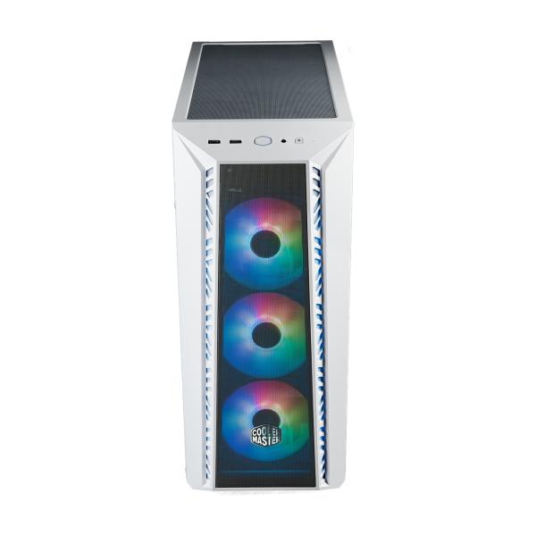 Cooler Master MB520-WGNN-S00 Masterbox 520 Mesh weiß, ATX, Midi, durchgehendes transparentes Fenster