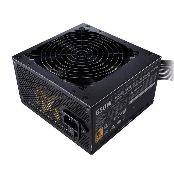 Cooler Master MPE-6501-ACABW-BEU MWE 650 Bronze V2, ATX, 650 W, DC-zu-DC + LLC, 88 %, 120 mm, schwarz