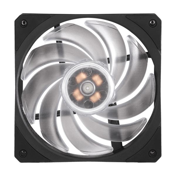Cooler Master RR-212S-20PC-R2 Hyper 212RGB Black Edition mit LGA1700, 120 mm, 650–2000 U/min, 4 Heatpipes