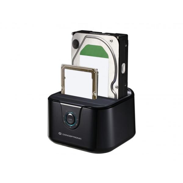 Conceptronic donn12b donn12b Dual Bay 2,5 Zoll 3,5 Zoll SATA-Festplattendock USB 3.0