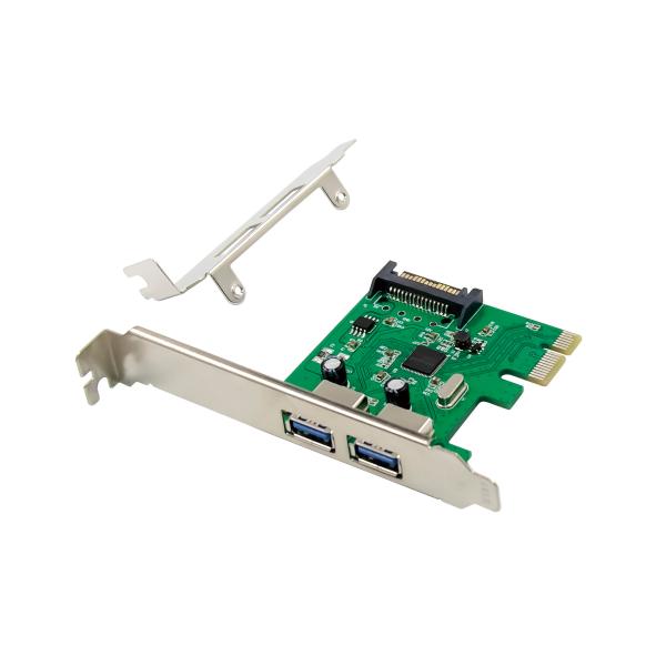 Conceptronic emrick06g Emrick 2-Port USB 3.0 PCIe-Karte, PCIe, USB 3.2 Gen 1 (3.1 Gen 1) PCI 2.0, SA