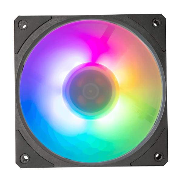 Cooler Master mfz-m2dn-24np2-r1 Mobius 120p Argb, 120 mm, 2400 U/min, 30 dB, 75,2 cfm, schwarz