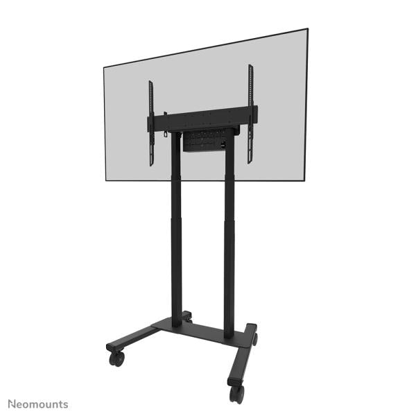 Neomounts fl55-875bl1 motorisierter mobiler Bodenständer, 37–70, 50 kg, 100 x 100–800 x 600