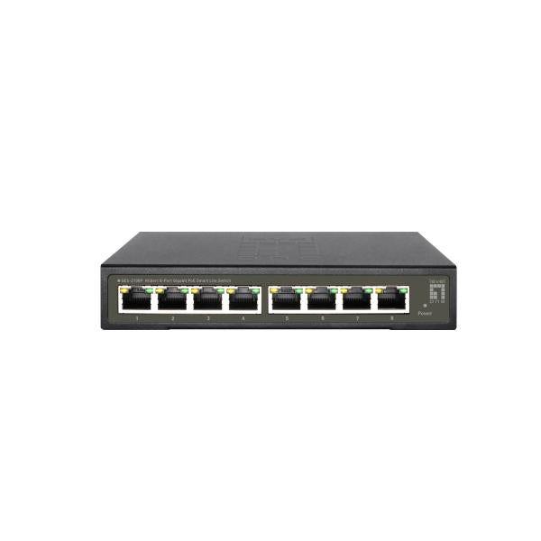 Levelone ges-2108p Hilbert 8-Port-Gigabit-PoE-Smart-Lite-Managed-L2-Switch, 8x PoE, 112 W, 802.3at AF