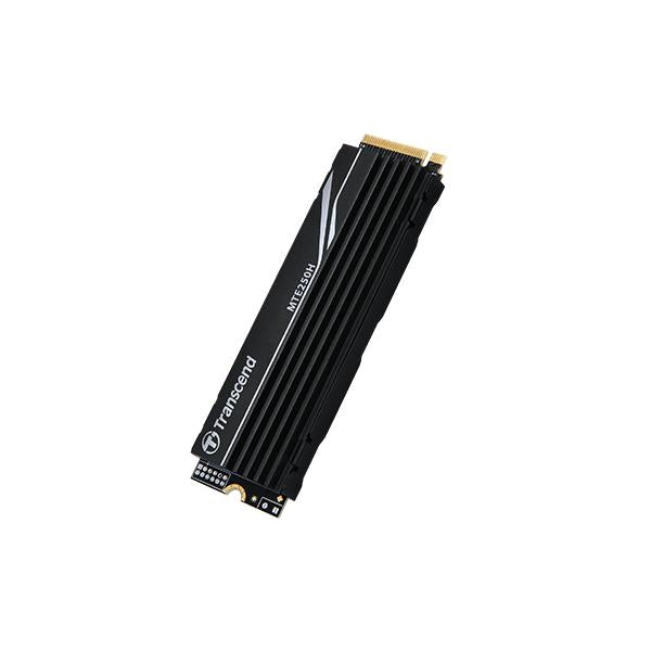 Transcend TS4TMTE250H SSD, 4 TB, M.2 2280, PCIe Gen 4x4, NVME, 3D TLC, W-DRAM, Metallkühlkörper