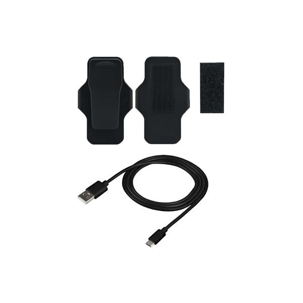 Transcend TS-DBK4 Körperkamera-Zubehörset für DPB10B, schwarz