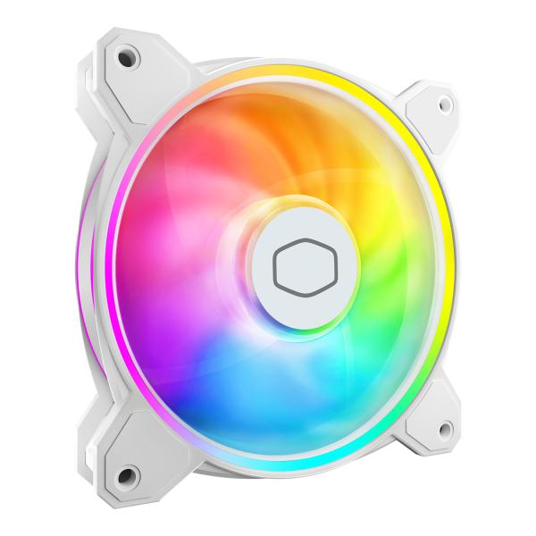 Cooler Master mfl-b2dw-21np2-r2 Masterfan mf120 Halo2 White Edition, 120 mm, 27 dB, 51,88 cfm, weiß