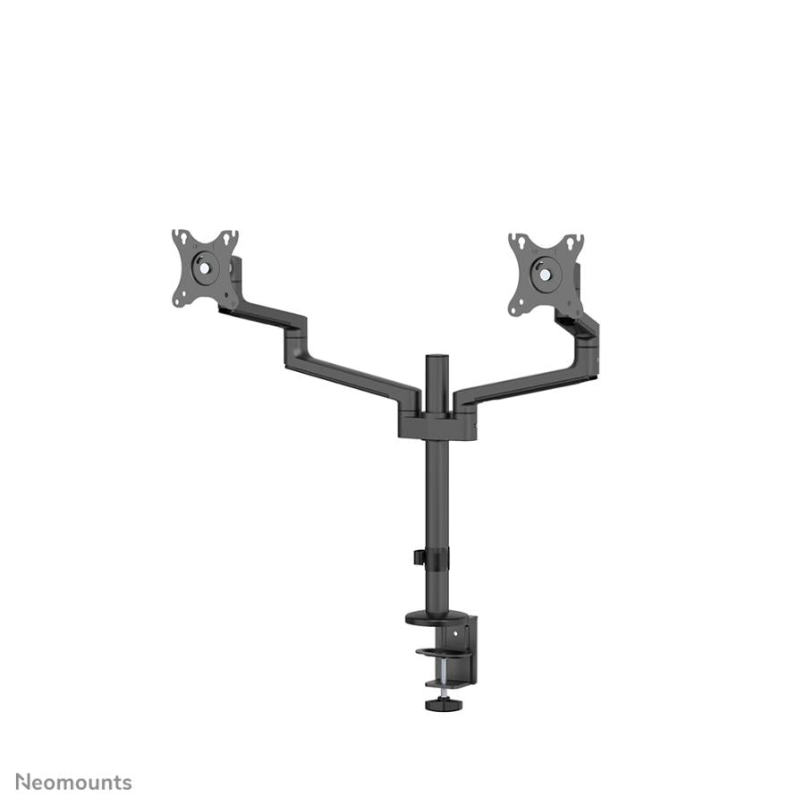 Neomounts DS60-425BL2 Tischmonitorarm, Klemmtülle, 17–27, 8 kg, 100 x 100 mm, schwarz