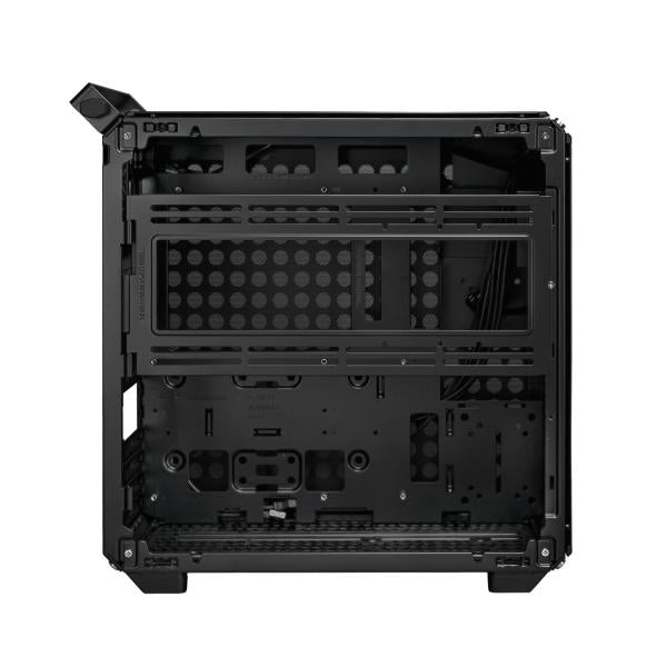 Cooler Master Q500-KGNN-S00 Que 500 Flatpack, ATX, Mittlerer, Glasfenster, USB 3.2 Typ-C, Schwarz