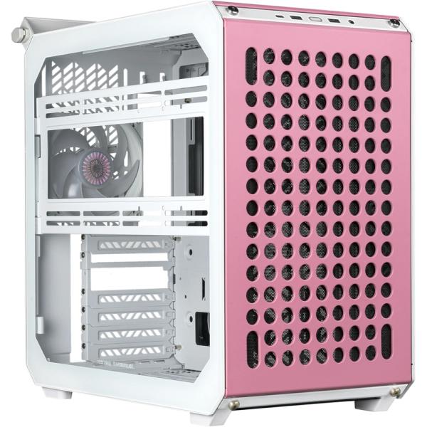 Cooler Master Q500-DGNN-S00 Que 500 Flatpack Macaron Edition ATX, Multi-Color-Front, 120 140 mm