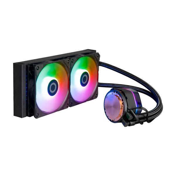 Cooler Master mlx-d24m-a25pz-rw Masterliquid 240 Atmos Argb, 4-polig, 2x 120 mm, 690–2500 U/min