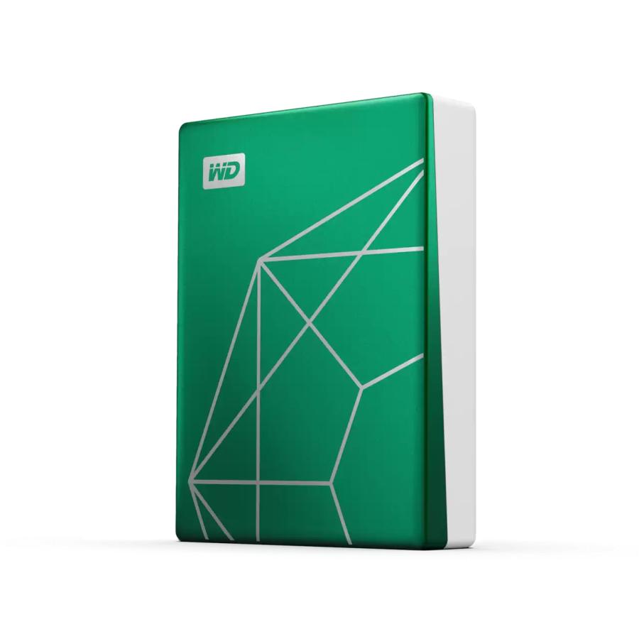 Western Digital wdbjxt0020bgn-wesn My Pass Ultra, 2 TB, USB 3.0 USB-C, 2,5, 20. Smaragd