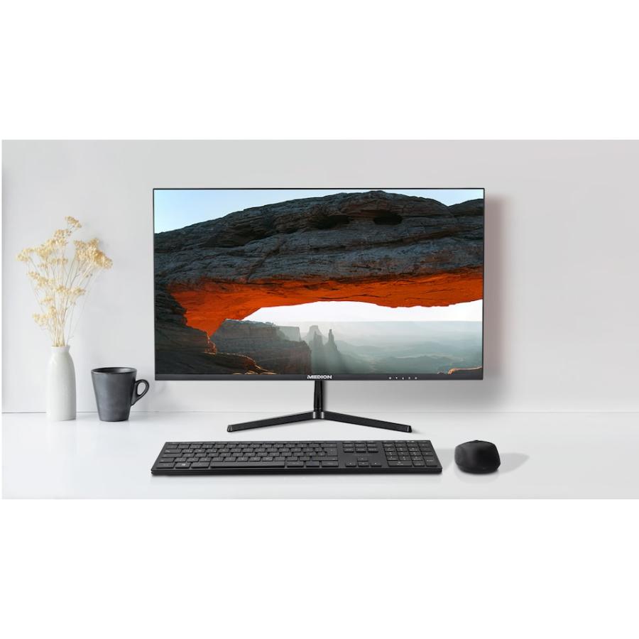 Medion 30037893 p52726, 68,6 cm (27 Zoll) 1920 x 1080 Pixel, Full HD, LCD, 14 ms, Schwarz