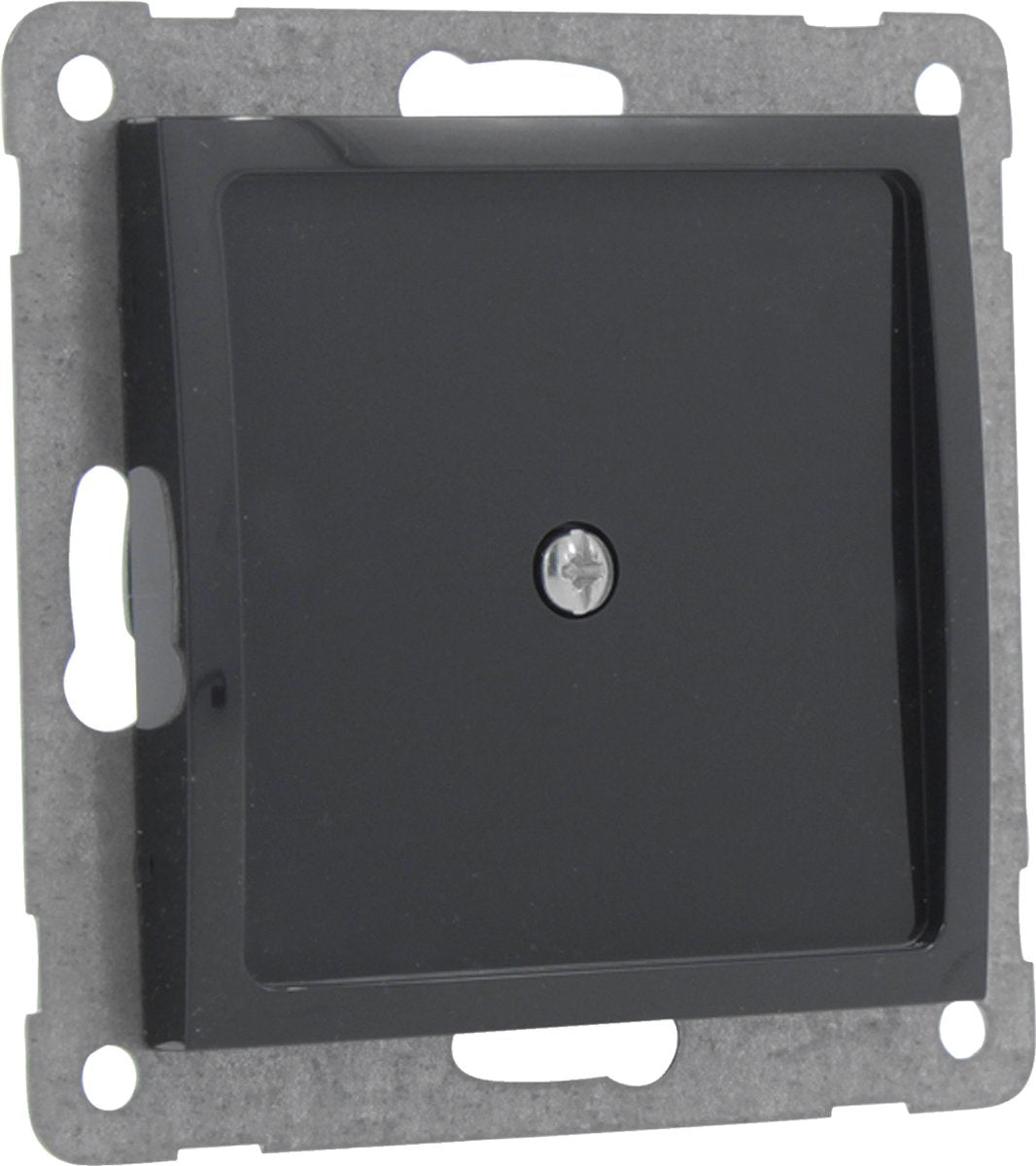 Smartwares Q-Link S2 Einbau-Blindplatte Anthrazit