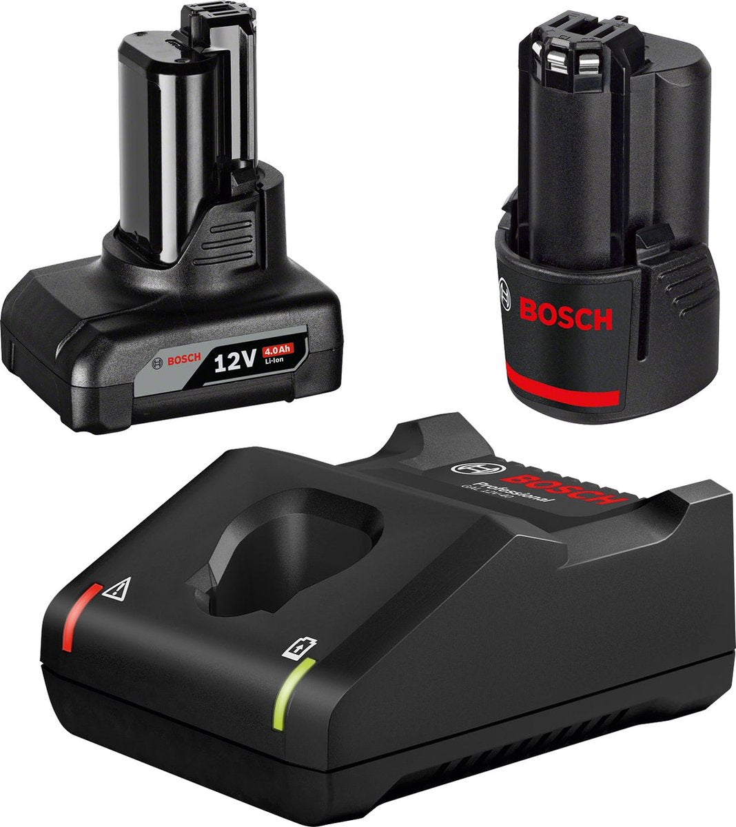 Bosch Profi-Batterie-Starterset 12 V 2,0 Ah + 4,0 Ah – 1600a01nc9
