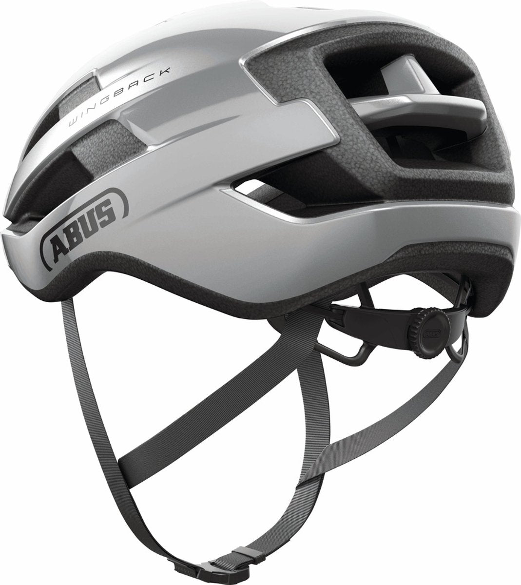 Abus Helm Wingback Glänzen Silber S 51-55cm