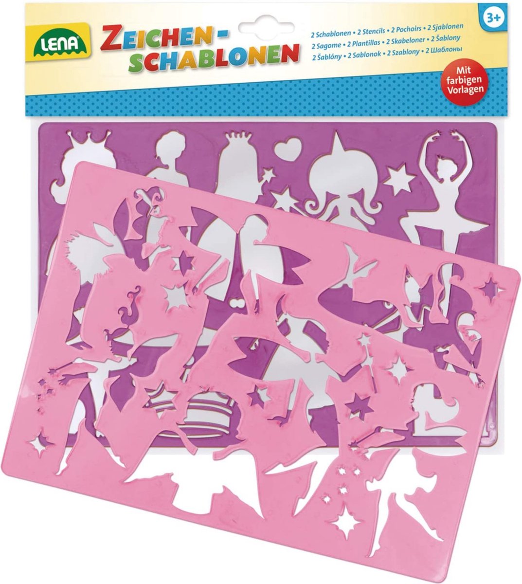 Lena-Zeichenvorlagen – Prinzessinnen, Feen und Elfen