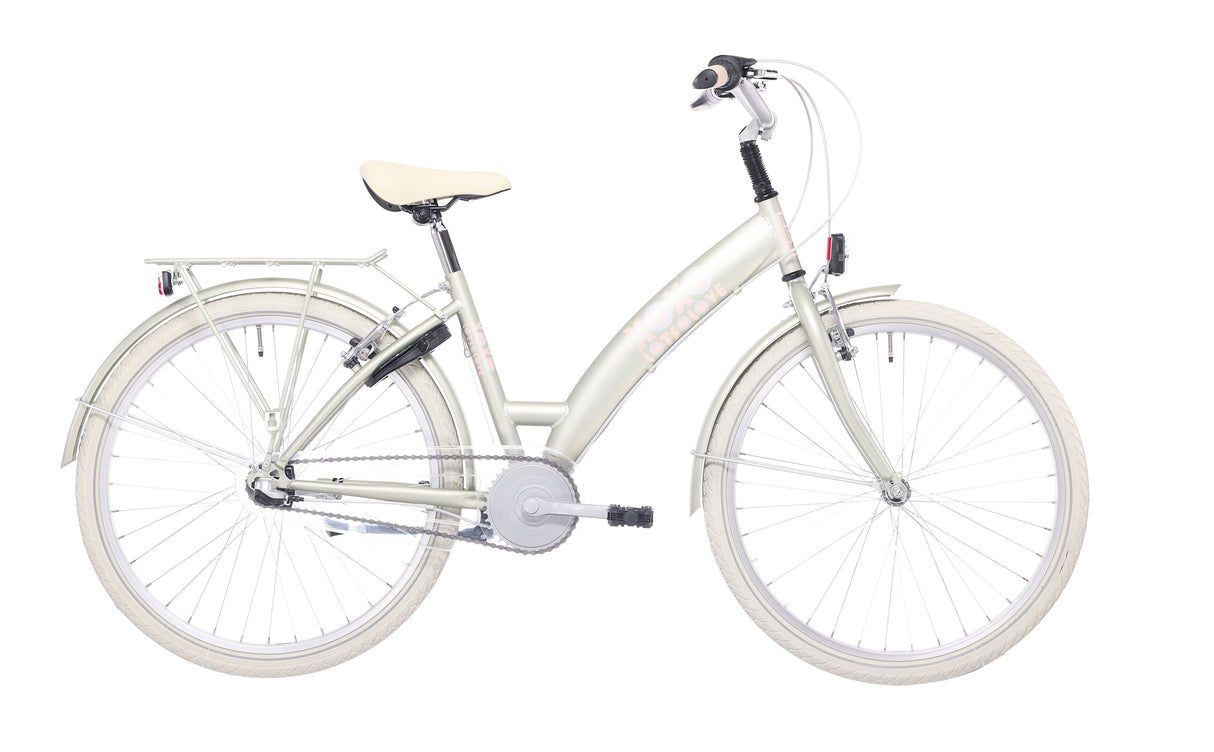 Bikefun Kinderfahrrad Lots of Love 26 Zoll mit Nexus 3-Gang-Bremsnabe – Desert Sage