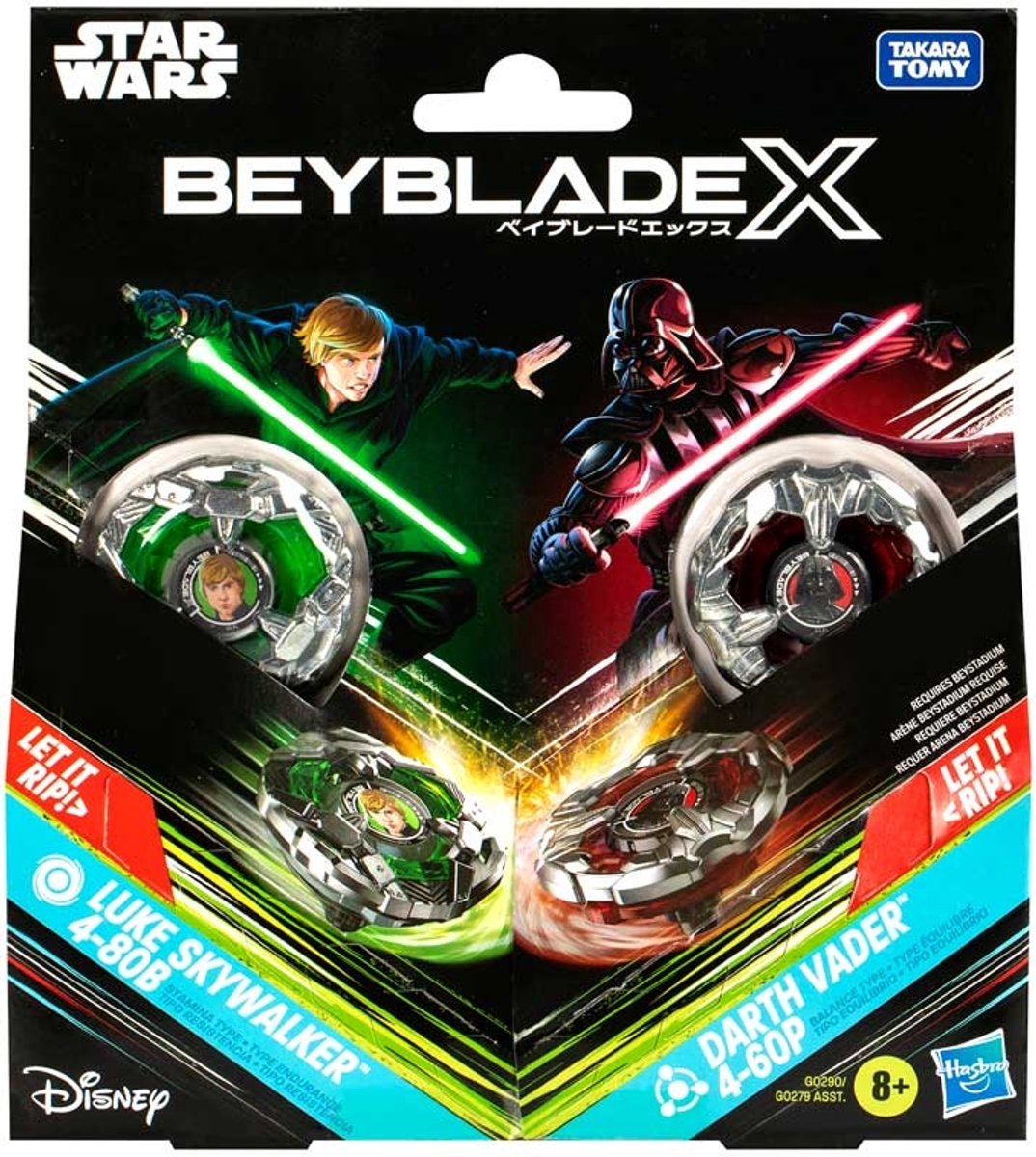 Beyblade x Star Wars Luke Darth Vader