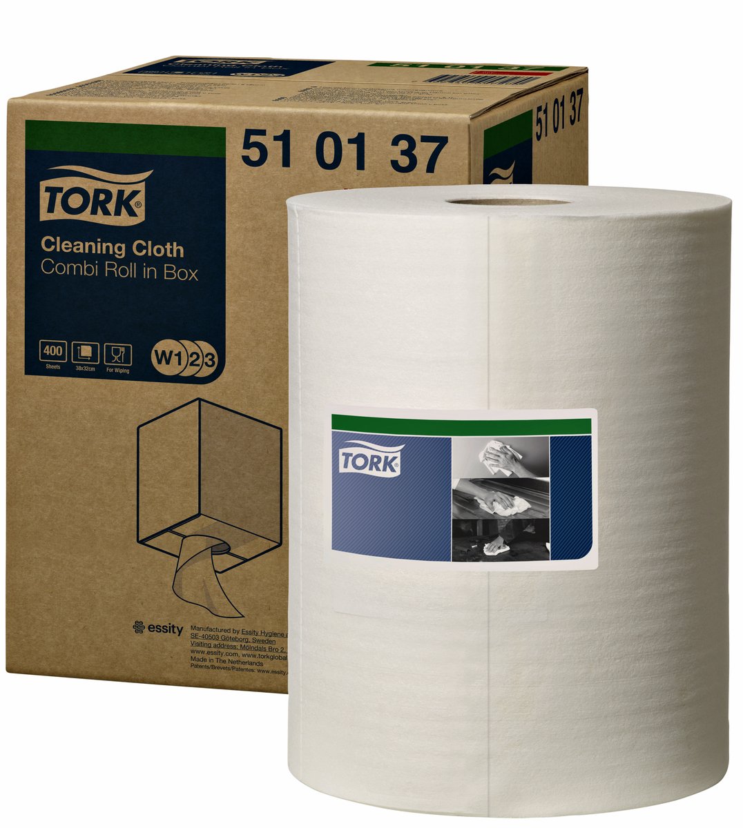 Tork 510137 Premium-Reinigungstuch 1 Lage
