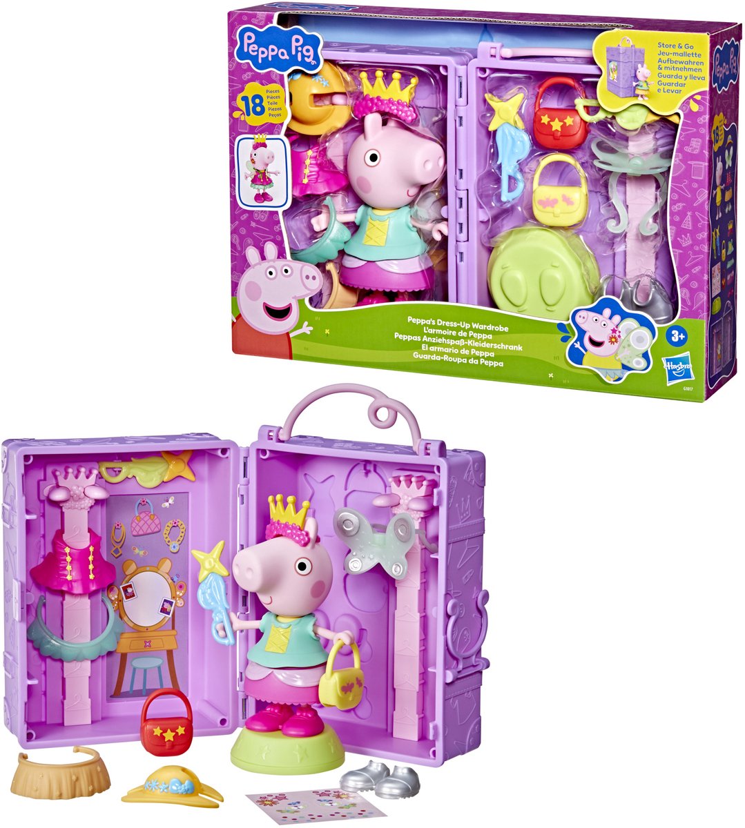 Peppa Peppas Ankleidegarderobe