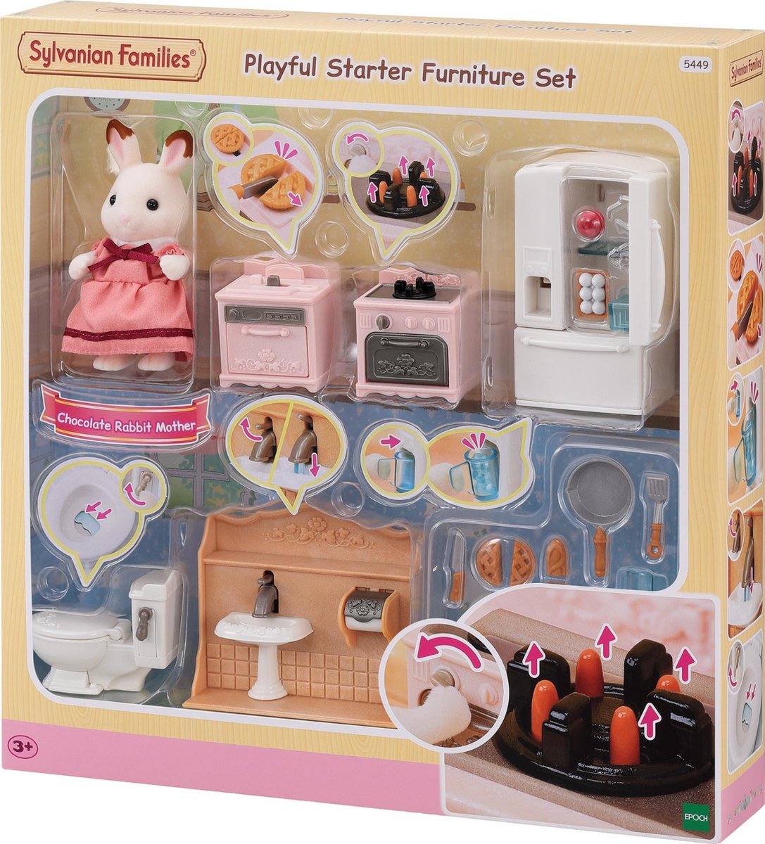Epoch Sylvanian Families 5449 Möbel-Starterset (Mutter)