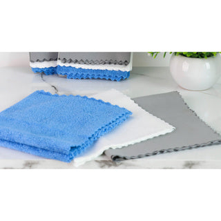 Clean Home Mikrofaser-Reinigungstuch 3 Stück 35x35 cm | 6 Stück