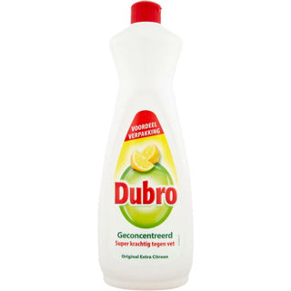 Dubro Geschirrspülmittel extra Zitrone | 4 Stück