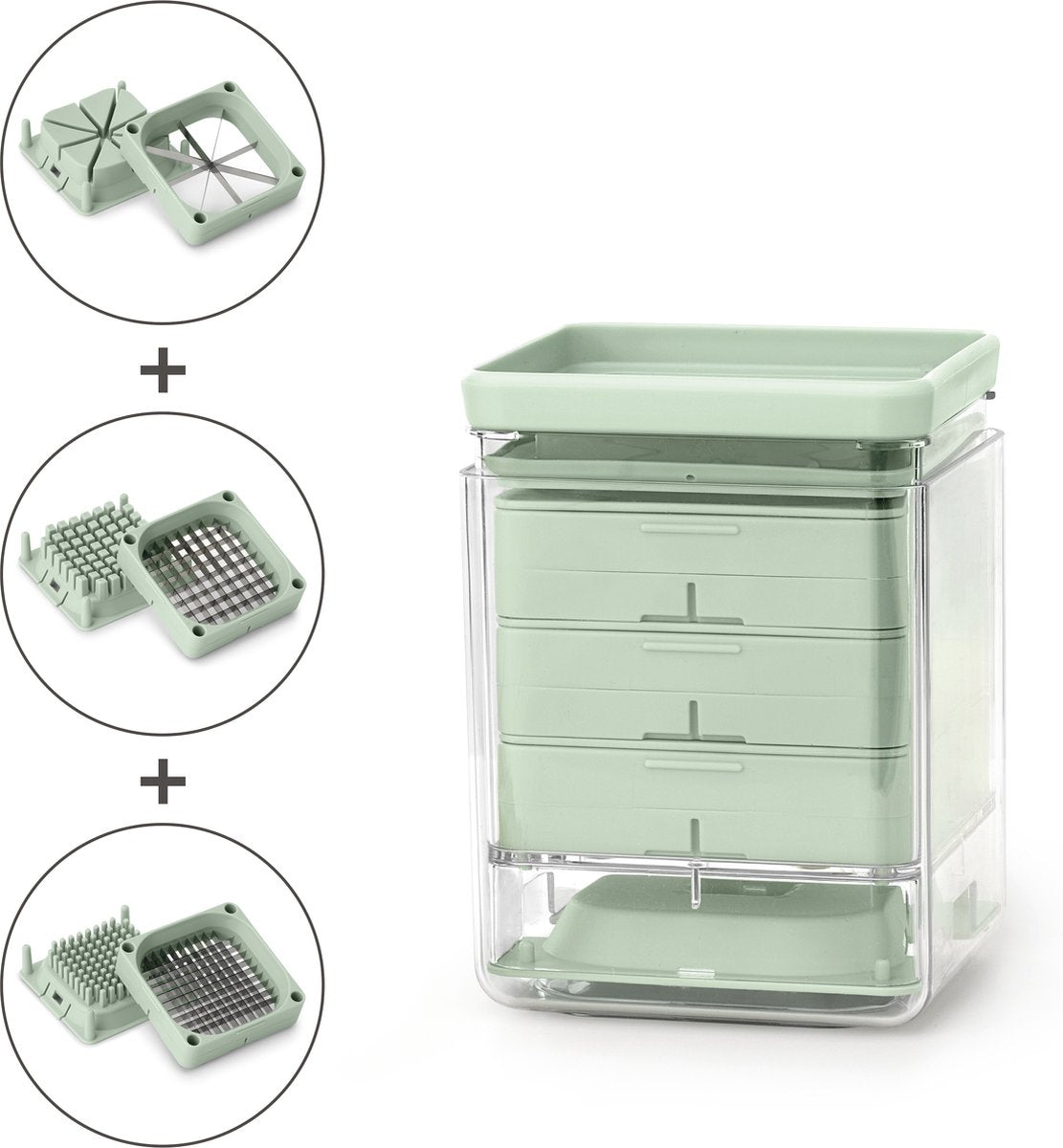 Brabantia leckere+ Gemüseschneider Jadegrün