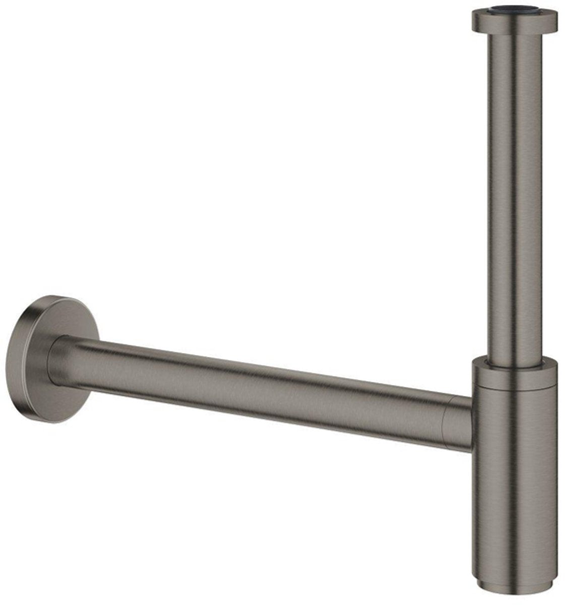 Grohe Design-Siphon 1 1 4 minimalistisch gebürsteter Hartgraphit