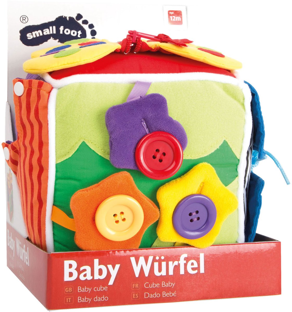 Small Foot - Babywürfel Naturplüsch
