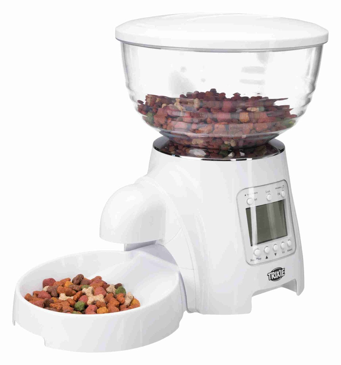 Trixie TX7 automatischer Lebensmittelspender weiß