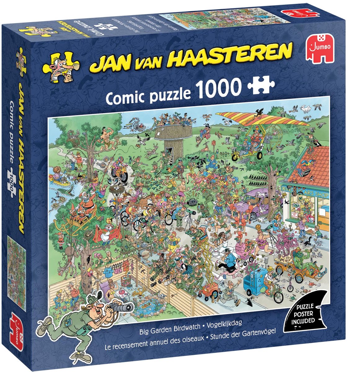 Jan van Haasteren Puzzle - Vogelbeobachtungstag, 1000 Teile.