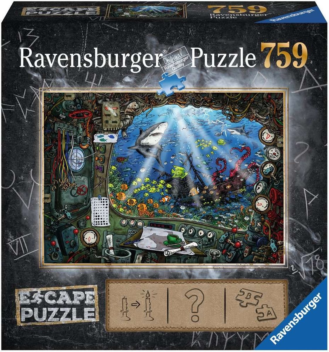 Ravensburger Escape Room Puzzle - de Submar, 759st.