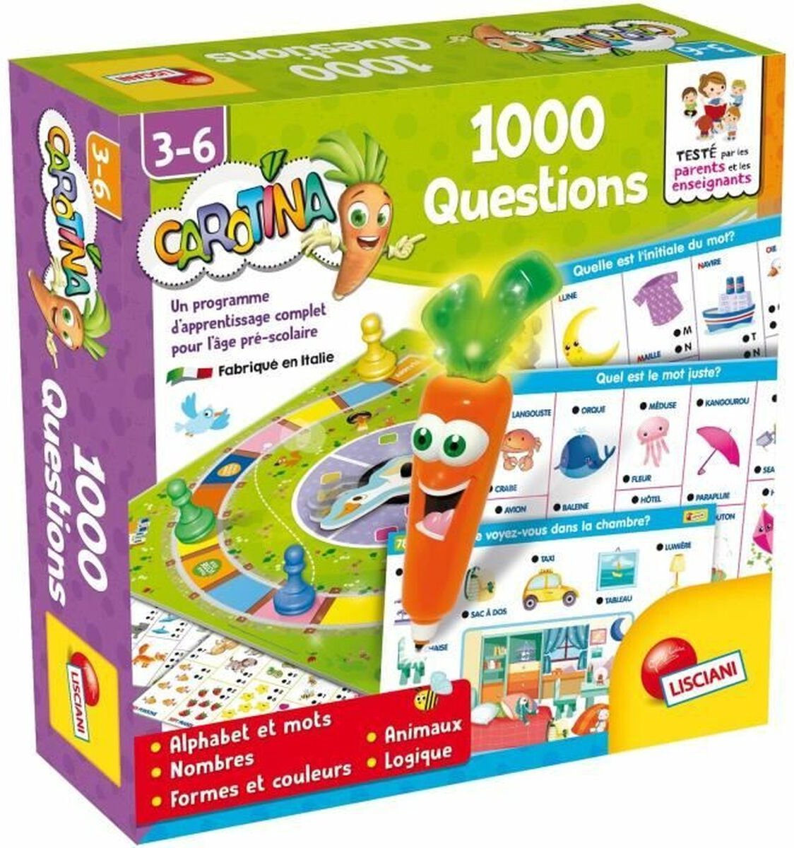 Lisciani carotina 1000 Fragen