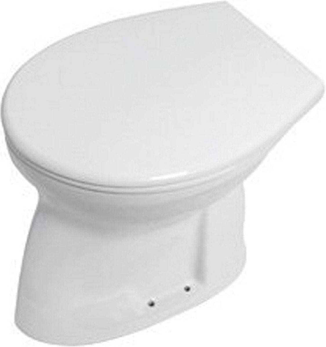 Plieger Brüssel Toilettenschüssel Flachspülung AO 35,5x46,5cm weiß