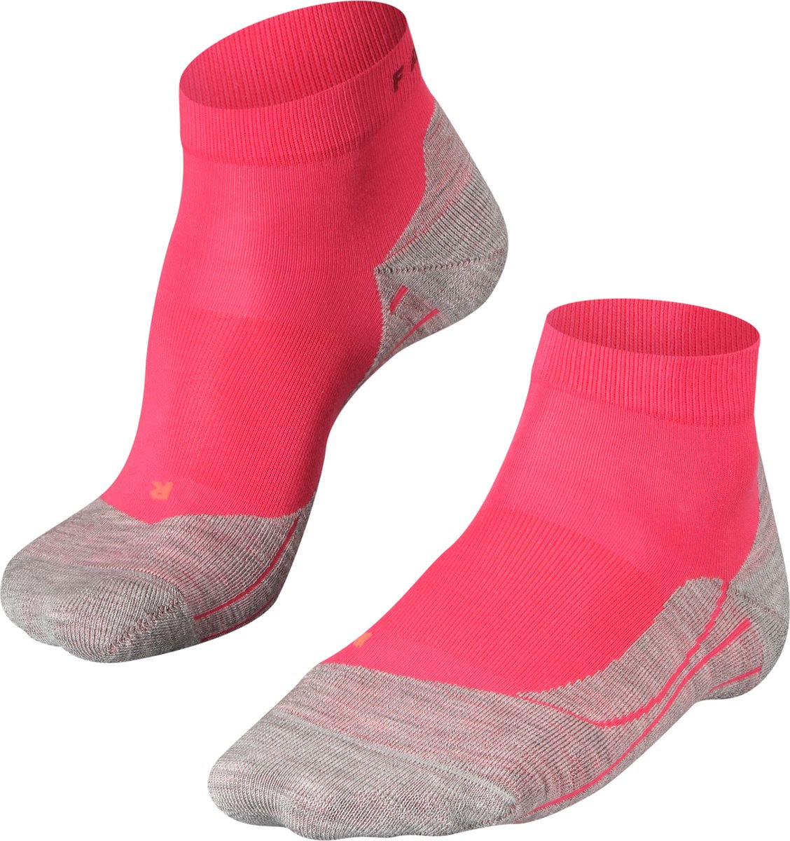 Falke ru4 kurze Anti-Blasen-Baumwoll-Funktionsmaterial-Laufsocken Damen Rot – Größe 41-42