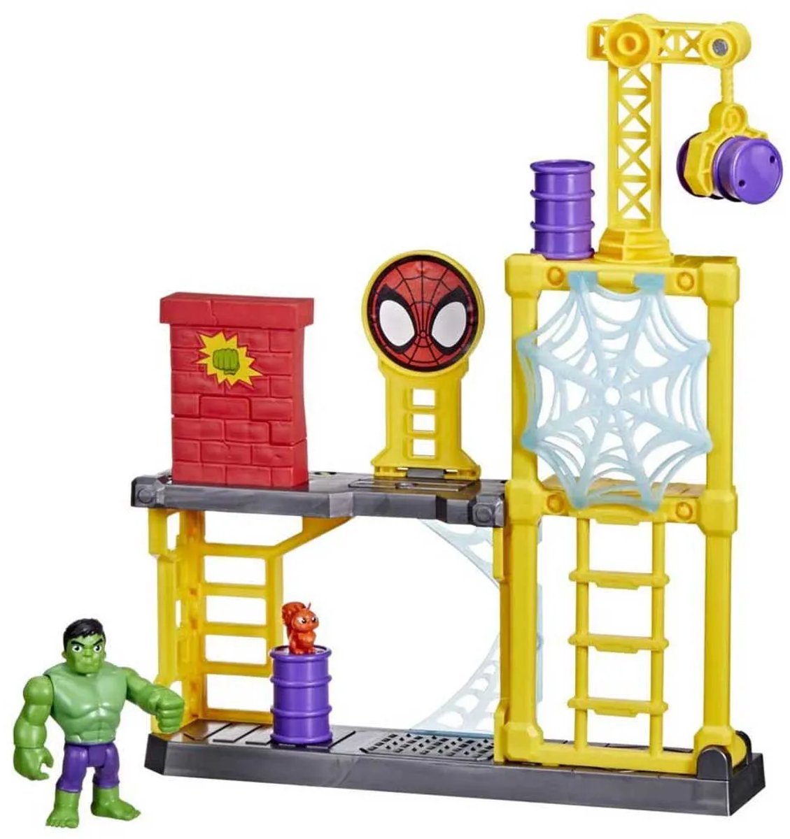 Spidey und seine tollen Freunde staunen über Hulks Spielset – Spielfigur