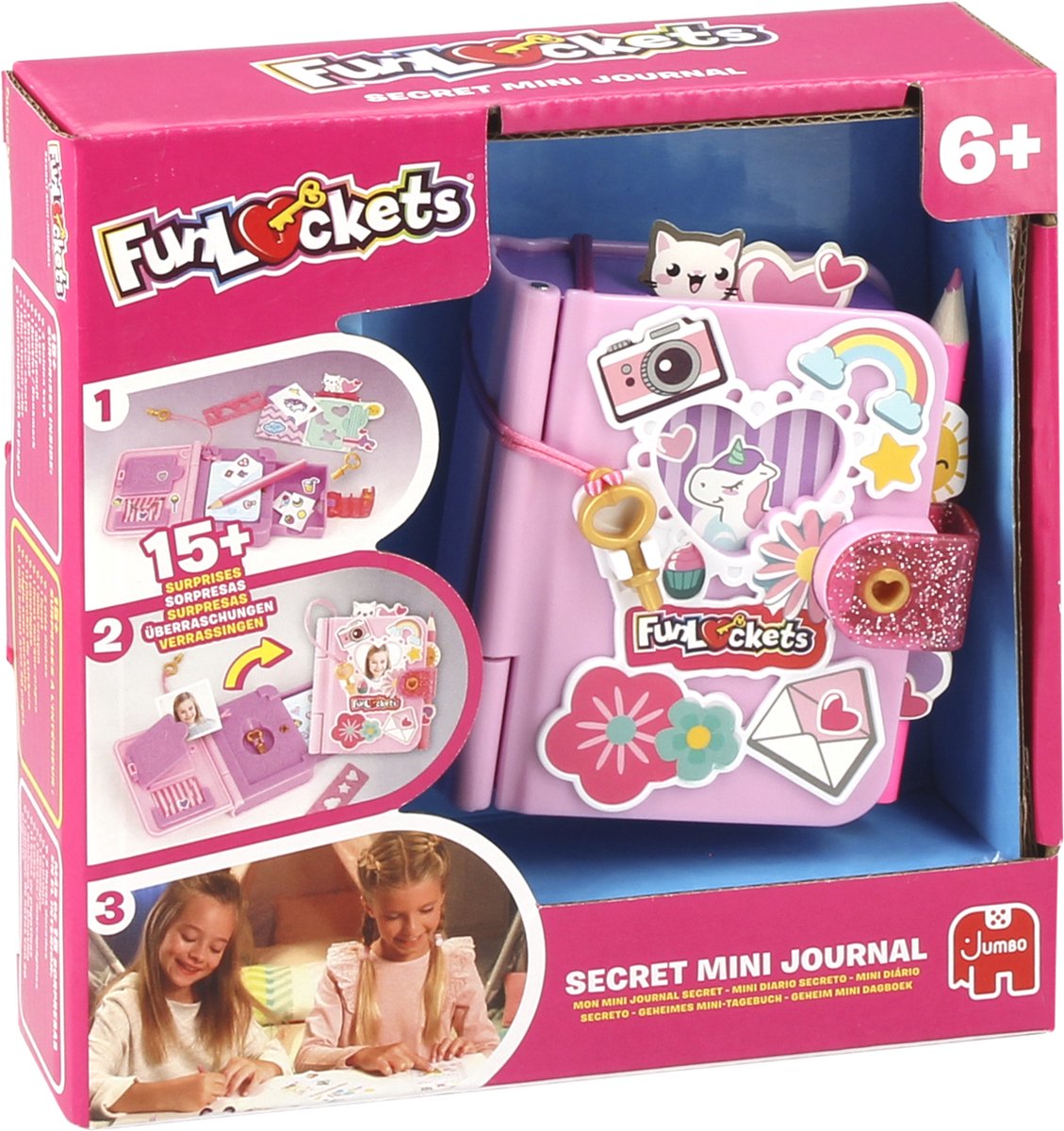 Jumbo Funlockets geheimes Mini-Tagebuch | 2 Stk