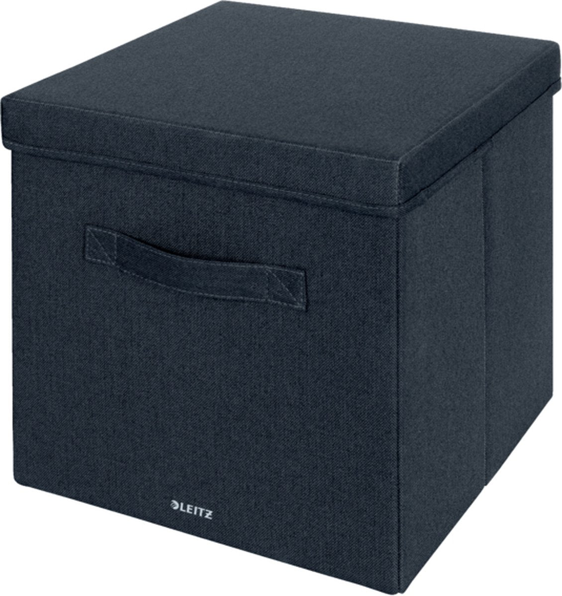 Leitz Stoff-Aufbewahrungsbox mit Deckel groß, 2er-Set