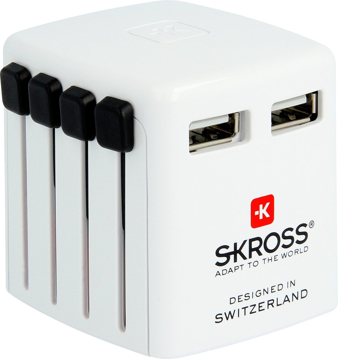Skross - Reiseadapter - USB-Ladegerät 2xUSB 2400 ma