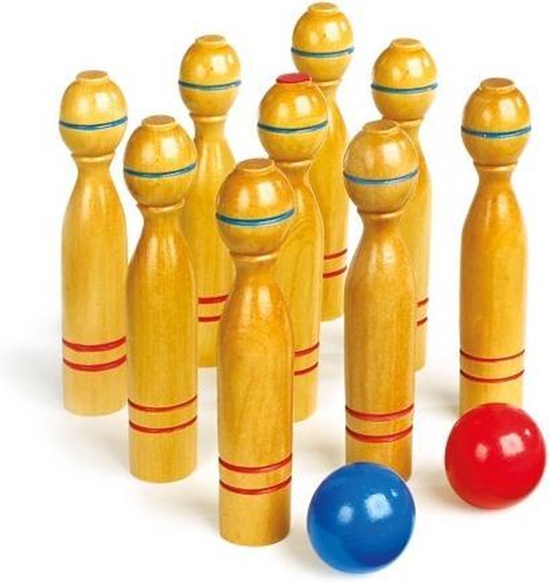 Kleiner Fuß - Holzkegelspiel, 11dlg.
