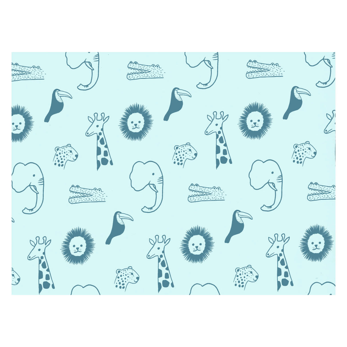 Rotolux Geschenkpapier Baby Wildtiere, 3 m.