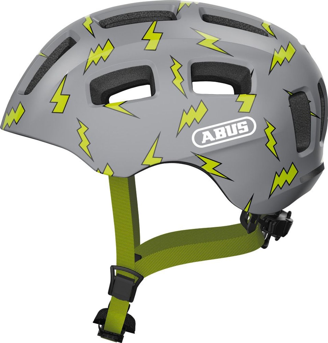 Abus Helm Youn-i 2.0 grauer Blitz S 48-54cm
