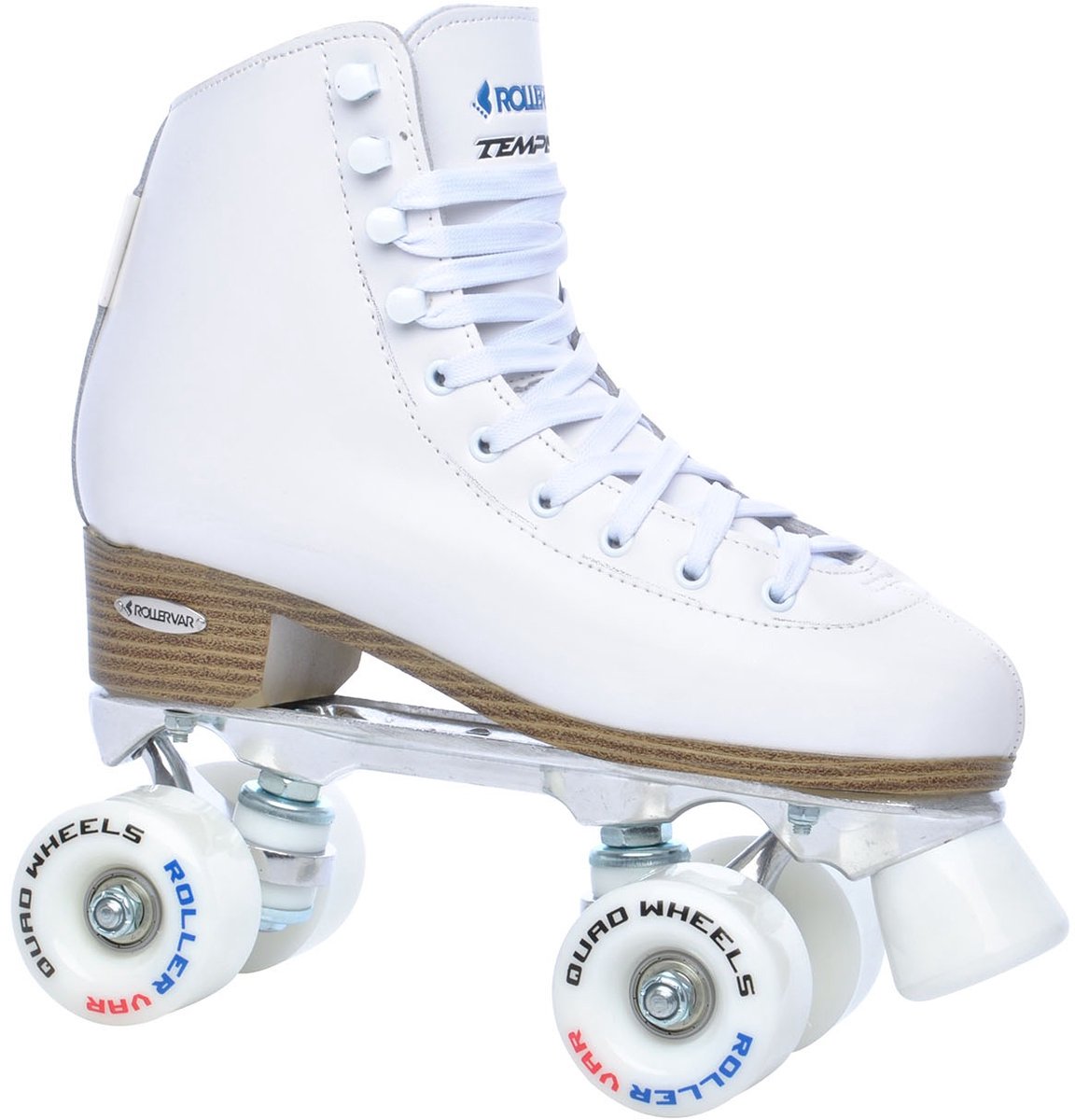 Tempish klassische Rollschuhe – Quad-Skates – weiß – Größe 37