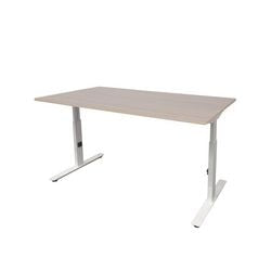 Bureau schaffenburg linesto plus 140x80 eiken wit