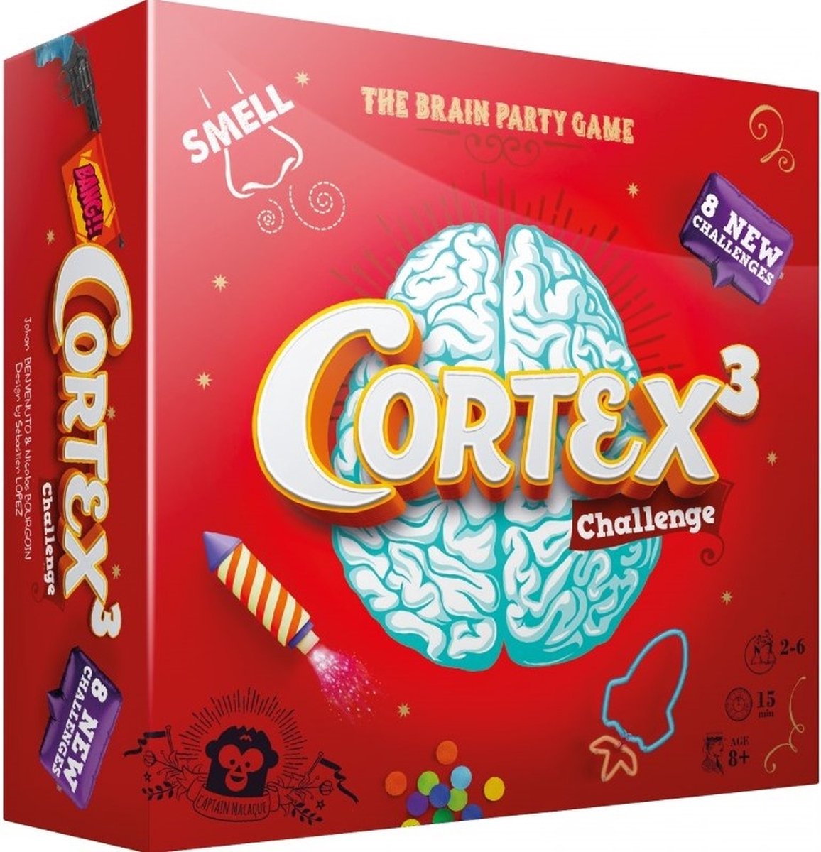 Captain Macaque Cortex Challenge³ – Kartenspiel