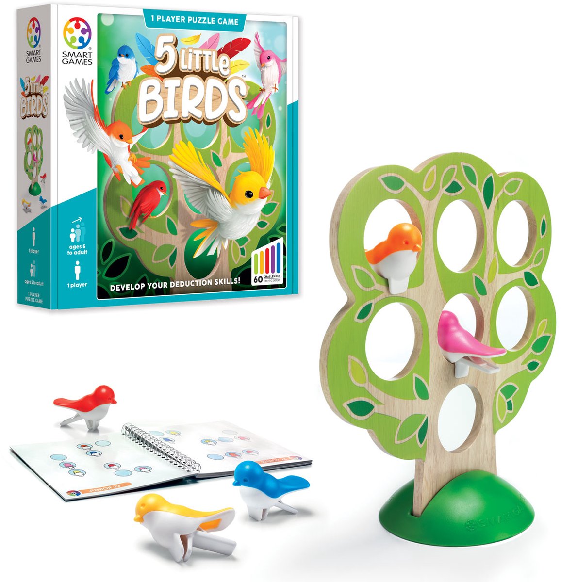 Smartgames 5 kleine Vögel – Denkspiel