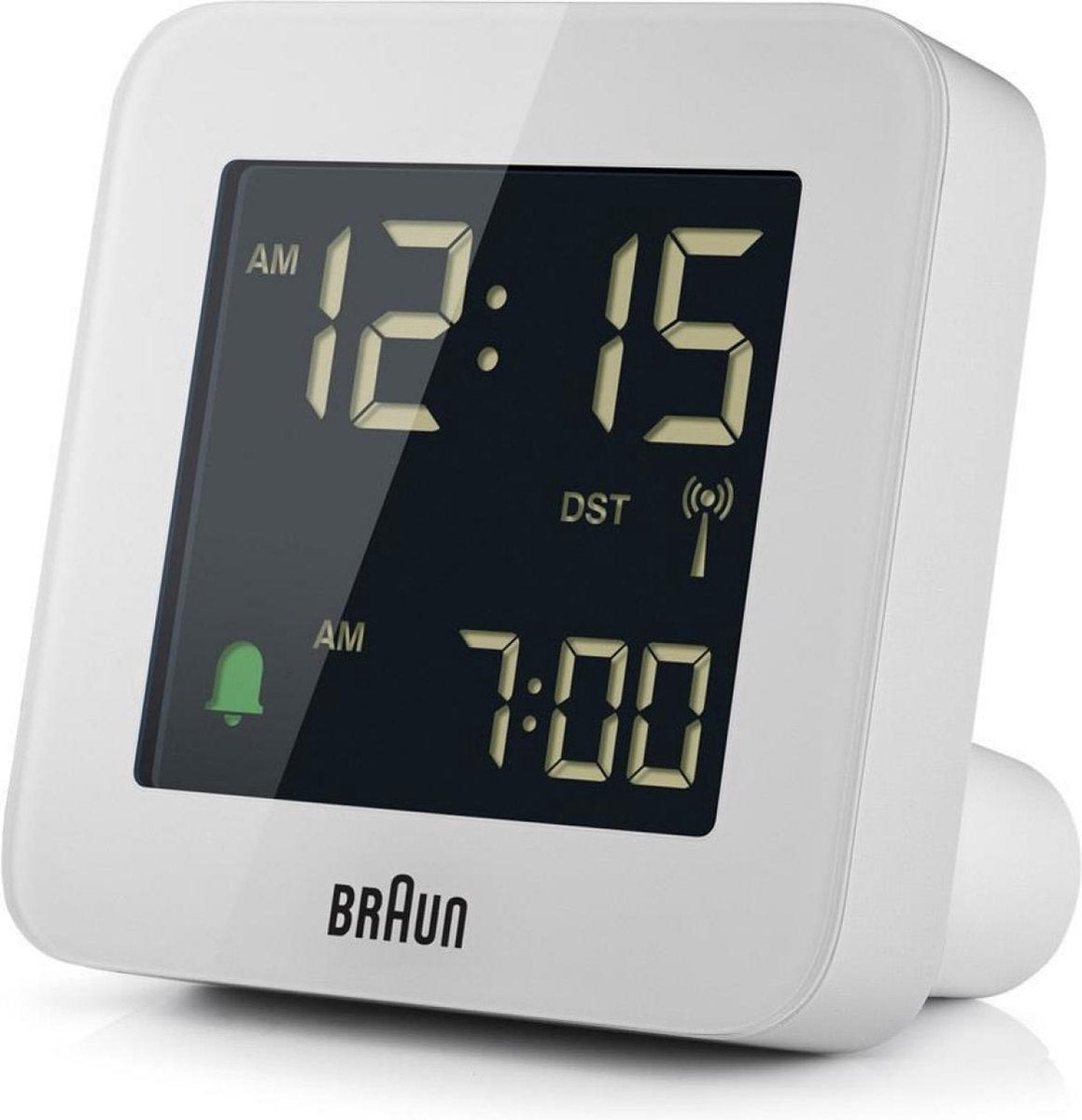 Braun bc09w-dcf – Wecker – digital – funkgesteuerte Zeitanzeige – weiß