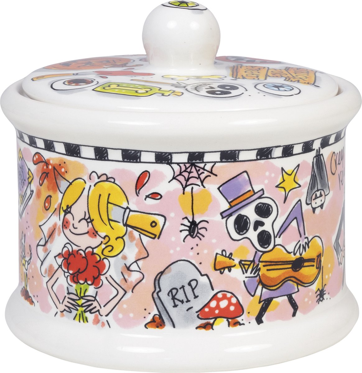 Blond amsterdam , specials, halloween: voorraadpot 14x12,5 cm